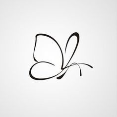 a black and white butterfly on a light background with the word love written in it