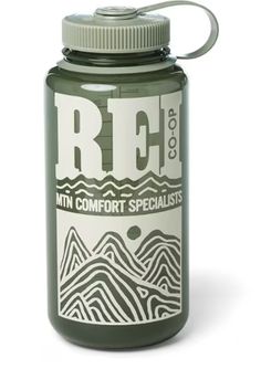 a green jar with a white lid and handle on the top that says rch mini comfort specialists