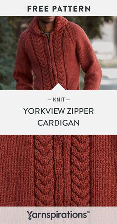 the knitting pattern for this cardigan is very easy to knit