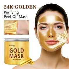 24KGold Peel Off Face Mask, Peel-Off Facial Mask Aging Lifting Moisturizing & Revitalizing Wrinkle- 1Blackheads Face Skin B5 120g/4fl.oz 24KGold Peel Off Face Mask, Peel-Off Facial Mask Aging Lifting Moisturizing & Revitalizing Wrinkle- 1Blackheads Face Skin B5 120g/4fl.oz About this item LIFT AND HYDRATES,TIGHTENS SKIN: Our mask is a luxurious facial T that deserves a place in your routine. Made with premium ingredients, it helps to lift and hydrates,tightens your skin, promoting a radiant and Natural Face Masks, Face Mask Peel Off, Peel Off Face Mask, Gold Facial, Blackhead Mask, Collagen Facial, Instant Face Lift, Peel Off Mask, Best Face Mask