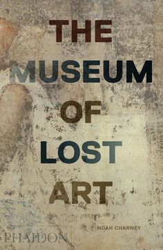 the museum of lost art is shown in black and white, with an image of a woman's face on it