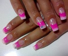 Cute Easy Nail Designs, Cute Nail Colors, Cute Simple Nails, Manicure Gel, Nail Art Designs Summer, Pink Nail Designs, Spring Nail Art, Trendy Nail Design, Summer Nails Colors