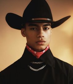 Reece King, Black Cowboys, Cowboy Aesthetic, Cowboy Costume, Urban Cowboy, Chapeau Cowboy, Black Cowboy, Cowboy Outfits, Male Fashion Trends