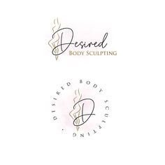 two logos for the body sculpting company