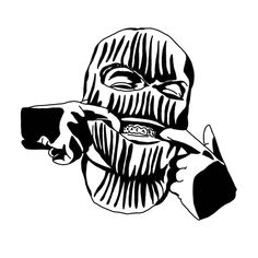 White Drawing, Black And White Drawing, Bumper Stickers, Mask, Vinyl, Black And White, White, Black