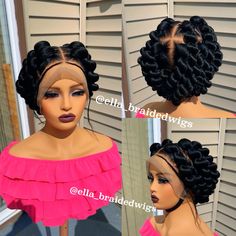 Full Lace Wig Color #1 Wig Comes With Wig Combs, Adjustable Straps And An Extra Elastic Band Black Women Twists, Twists Braids, Bob Braids Hairstyles, Braided Hairstyles For Black Women Cornrows, Wig For Black Women, Braids Hairstyles Pictures, Quick Braided Hairstyles, Wig Color, Hair Techniques