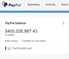 the paypaal balance is being displayed in this screenshote image, which appears to be an example of how much money can you spend?