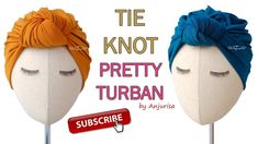 Turban Hat Tutorial - How to Make A Knot Turban Hat - YouTube Turban Diy Pattern, Baby Turban Tutorial, Toddler Turbans, Baby Turban Hat