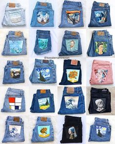 London Travel Guide, Travel Guide London, Custom Jeans, Thrift Flip