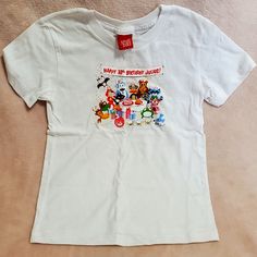 New Small Paul Frank Julius Monkey 10th Anniversary Happy Birthday Tee T-Shirt 2005 Sz 5t Paul Frank Tshirt, Paul Frank Clothes, Julius Monkey, Dream Cookies, Y2k Fashion Outfit, Dr Wardrobe, Monkey Shirt, Paul Frank, Digital Closet