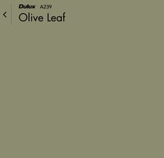 the back side of an olive leaf label on a green background with black text that reads, dux