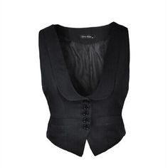 Victorian Womans Vest Low Cut Waistcoat Vintage Ladies Double Breasted Vest  | eBay Victorian Vest Women, Womans Vest, Victorian Vest, Waistcoat Women, Costume Concepts, Ladies Waistcoat, Waistcoat Pattern, Double Breasted Vest, Corporate Goth