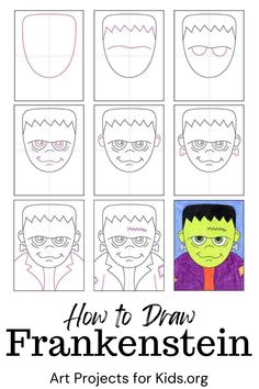 how to draw the faces of children with easy instructions for drawing them in different ways