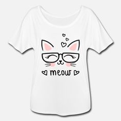 Cat Lover Meow T-shirt Women’s Flowy T-Shirt Women t-shirts vintage tshirts men's fashion men's style men tops men's shirts t-shirts sayings funny t-shirts t-shirts #womenfashion #vintagetshirt #funnyshirts #coolshirts #cooltees #shirts  #tshirtssaying #tshirt #tshirts #tees #tshirtdesign #funnytshirt #cooltshirt #funny #funnytshirts #fashion #outfit #gift #christmas Cat Shirts For Women, Paint Jeans, Cool Shirts For Girls, Funny T Shirt Sayings, Custom Tee Shirts, Best Friend Shirts, Shirts Vintage, Ladies Tee Shirts, Cat Shirt