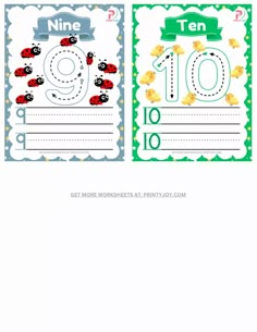 Numbers Flashcards for Kids 1-10 Free Printable Numbers Preschool Printables, Learn Numbers, Alphabet Worksheets Preschool, Flashcards For Kids