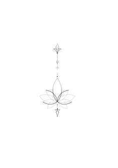 a line drawing of a flower on a white background