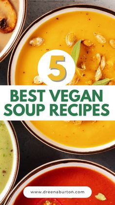 the top 5 best vegan soup recipes