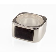 Emporio Armani Sterling Silver Heavy Square Onyx Band Ring Size 10.75 Gorgeous Sterling Silver Ring Square Shape Two Sides Have Flat Onyx Accents Size 10.75 Total Mass = 25.5 grams Ring is in Good Condition. Shows Few Signs of Aging or Wear. See photos for details. JP 8/25/2023 Modern Black Enamel Signet Ring For Anniversary, Modern Onyx Rings For Formal Occasions, Modern Black Enamel Rings For Formal Occasions, Modern Black Enamel Rings For Formal Events, Modern Black Enamel Ring Jewelry, Modern Black Enamel Ring, Minimalist Onyx Ring For Formal Occasions, Formal Onyx Rings With Polished Finish, Minimalist Onyx Rings For Formal Occasions