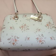 Super Cute Coach Purse And Wallet. Only Used A Handful Of Times. No Flaws. Offers Accepted! Coach White Wallet, Luxury White Coach Wallet, Classic Cream Coach Wallet, Coach Purses White, Coach Floral Wallet, Bags Coach, Coach Purse, Coach Purses, Coach Bags