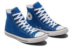 164028C Dark Blue Converse, Royal Blue Converse, Blue Converse High Tops, Converse Shoes High Top, Snorkel Blue, Blue High Tops, Blue Converse, Converse Sneakers, Converse Chuck Taylor All Star