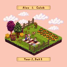 an animal crossing game with the title alex and colabb year 2, day 9