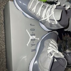 Cool Grey Size 9.5 Retro 11 High-top Synthetic Jordan Shoes With Air Cushioning, Gray Jordan Lace-up Shoes With Air Cushioning, Gray Jordan Shoes With Air Cushioning And Lace-up, Gray Lace-up Jordan Shoes With Air Cushioning, Air Jordan 11 Outfit Men, Jordan 11 Outfit Men Style, Jordan 11 Outfit Men, Air Jordan 11 Outfit, Notti Osama