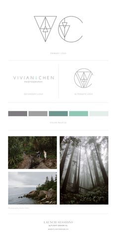 the website design for an artisan company, vian & chen photography and video production