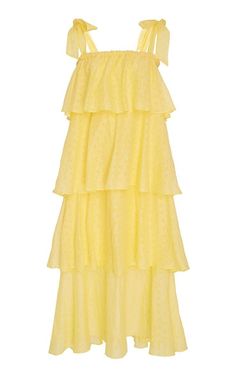 Yellow Clothes, Frock Fashion, Eyelet Dress, Kawaii Clothes, Up Girl, Beautiful Fashion, Couture Fashion, Moda Operandi