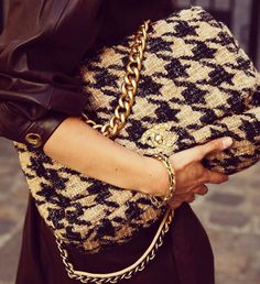 Chanel 19 Tweed, Chanel 19 Bag, Chanel Handbags Classic, Chanel Lover, Tweed Bag, Chanel 19, Chanel Cruise, Chanel Tweed, Kardashian Kollection