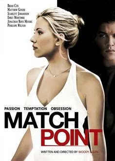 the movie poster for match point