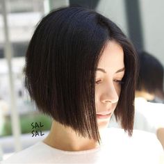 A-Line Bob All One Length Bob, A Line Bob Short, Grave Cleric, One Length Haircuts, One Length Hair, Ideas Haircut, Summer Haircuts, Black Layers