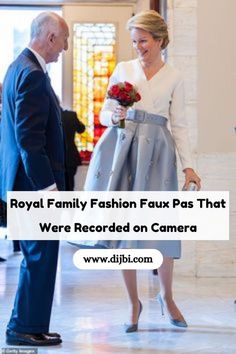 the royal family fashion faux pass that were recorded on camera is featured in this ad