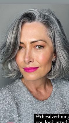 Grey Hair Transformation, Grey Curly Hair, Gray Hair Cuts, Natural Gray Hair, Blending Gray Hair