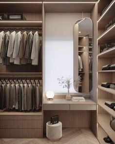 an instagram photo of a walk in closet