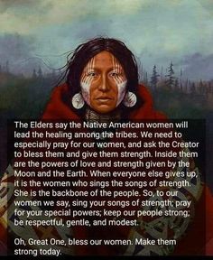 the native american woman is depicted in this quote