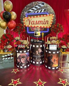 an image of a movie themed birthday party