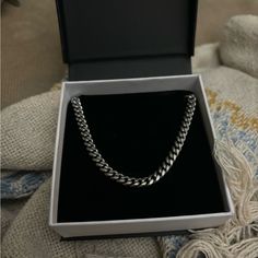 Sterling Silver Chain Modern Silver Cuban Link Necklace As Gift, Modern Silver Cuban Link Necklace Gift, Classic Silver Jewelry With Chain Strap, Classic Necklace With Chain Strap As Gift, Silver Chains For Men, Silver Chain For Men, Silver Chains, Chain Silver, Mens Accessories Jewelry