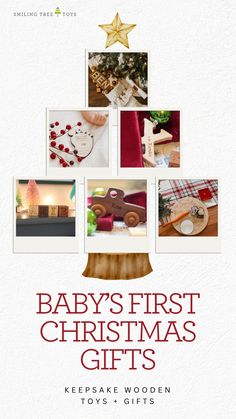 baby's first christmas gifts keepsake wooden toys and gifts for the whole family