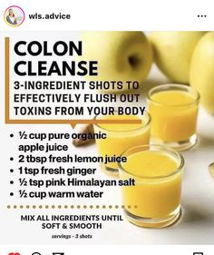 an advertisement for a juice cleanse with oranges, apples and cinnamon on the side