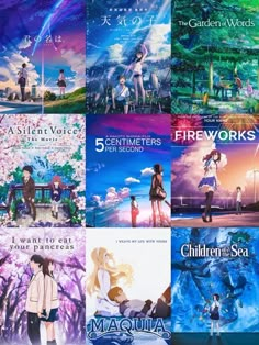 the anime covers are all different colors