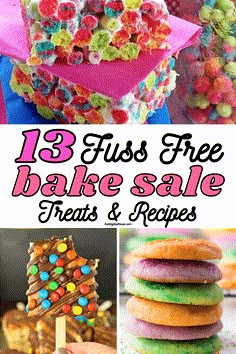 the best bake sale treats and desserts for kids to make with their own hands