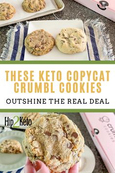 these keto copycat crumbl cookies are the real deal