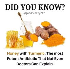 Benefits Turmeric, Honey Come, Sick Remedies, Food Health Benefits, Natural Healing Remedies, Home Health Remedies, Turmeric Benefits, Herbs For Health, Health Knowledge