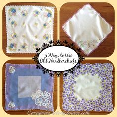 Reminicing Activities, Handkerchief Folding, Monogrammed Handkerchiefs, Lace Hankies, Lace Handkerchief