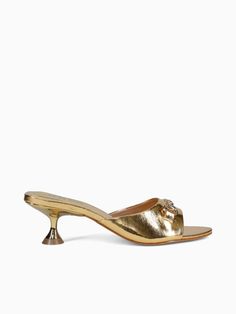 Arta Gold Metal Bala Gold / 5 / M Mediterranean Food, Virtual Fashion, Shoe Closet, Antique Gold, Clothing Items, Gold Metal, Buy Now, Miami, Heel Height