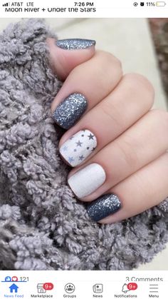 Paw Nails, Nail Color Combos, January Nails, July Nails, Sparkle Nails, Street Nails, Gel Nail Designs, Glitter Nail Art, Color Street Nails