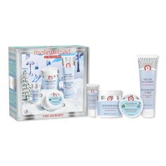 Moisturized on the Mountain Gift Set - First Aid Beauty | Ulta Beauty Ultra Repair Cream, Beauty Gift Set, Hydrating Eye Cream, First Aid Beauty, Xmas List, Repair Cream, Beauty Gift Sets, Face Cleanser, Facial Skin Care