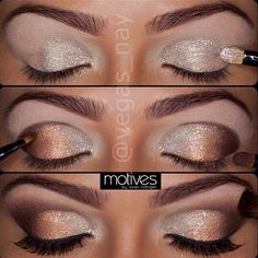 sparkles for new years! Pretty Wedding Makeup, Bold Eyeshadow, Beautiful Eye Makeup, Kiss Makeup, Eyeshadow Tutorial, Prom Makeup