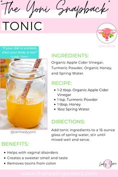 Odor Remedies, Yeast Infections, Organic Apple Cider, Organic Apple Cider Vinegar, Urinary Tract, Good Health Tips, Natural Health Remedies