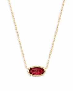 Elisa Gold Pendant Necklace in Ivory Pearl | Kendra Scott Kendra Scott Red Necklace, Necklaces Kendra Scott, Kendra Scott Elisa Necklace, Elisa Gold Pendant Necklace, Elisa Pendant Necklace, Kendra Scott Necklace Elisa, Wishlist Ideas, Bday Gifts, Kendra Scott Necklace